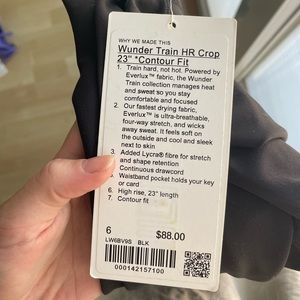 Lululemon wunder train leggings